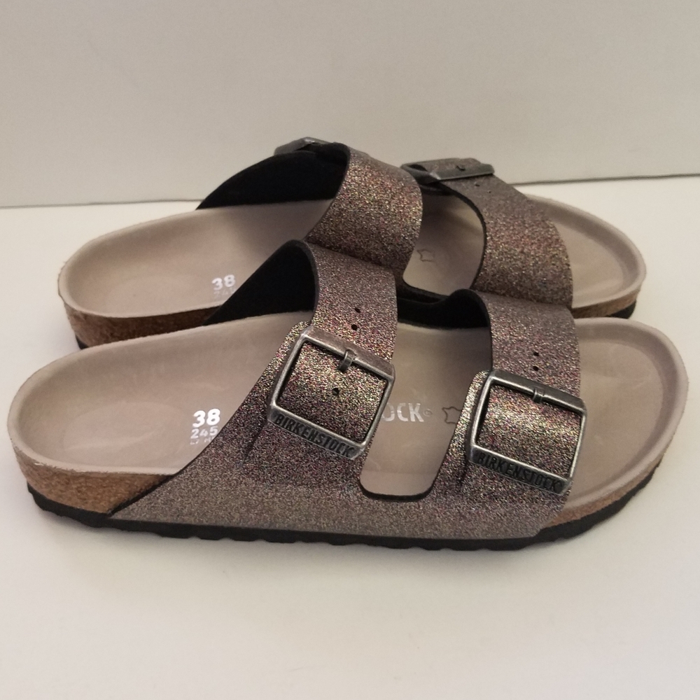 New Birkenstock Arizona Glitter Sandals
